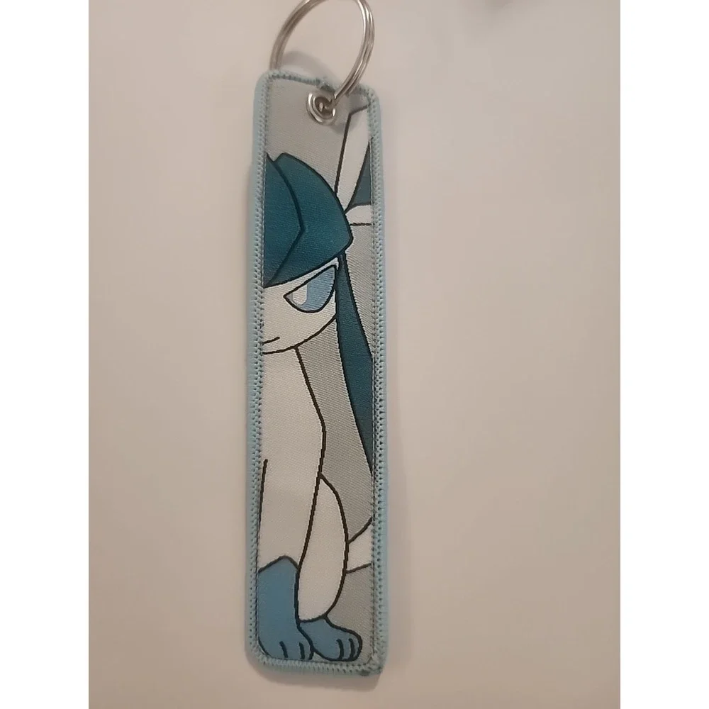Pokemon 1 Piece Double Sided 5‎ Inch Glaceon Keychain
